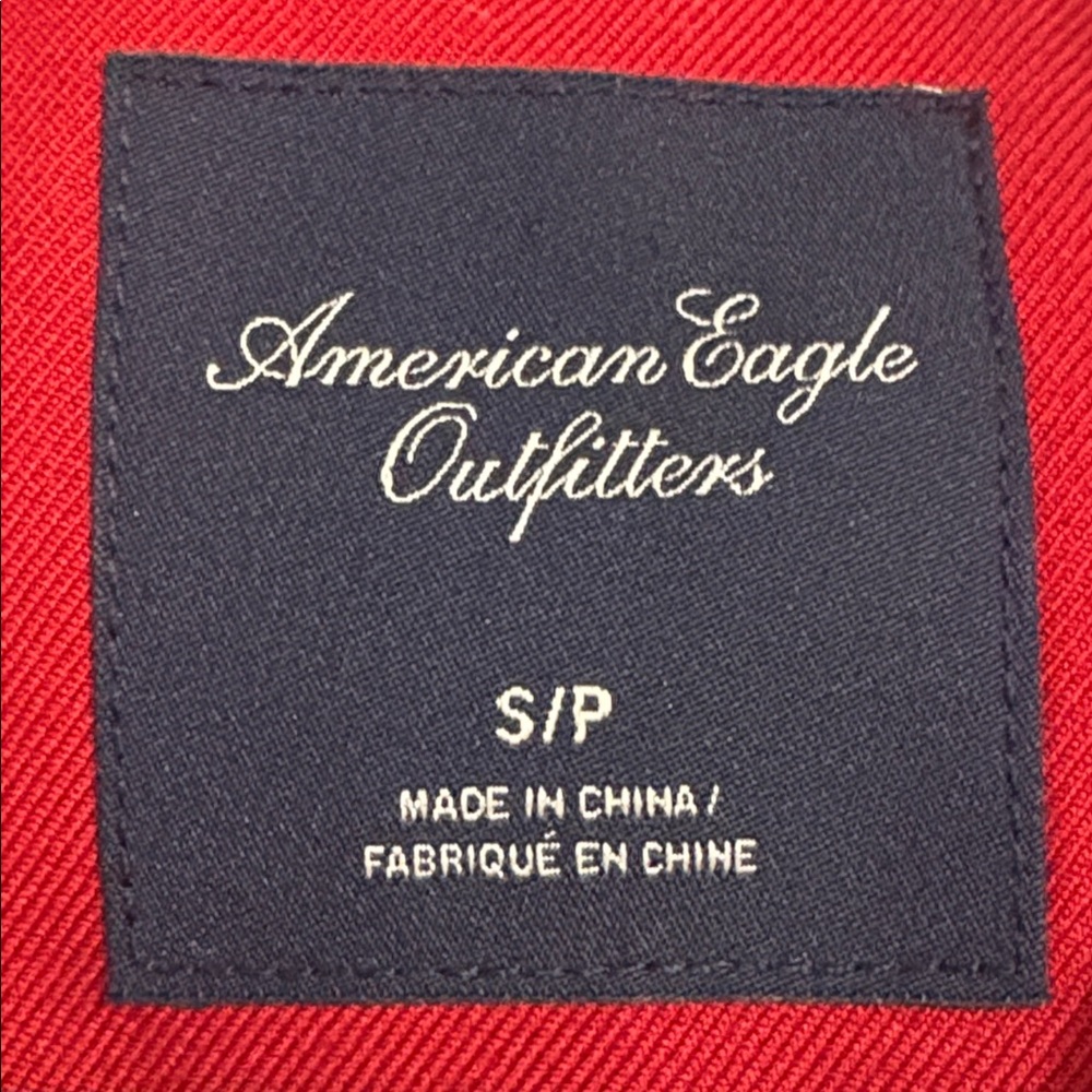 American Eagle Outfitters Red Single-Button Women's Blazer - Picture 2 of 3